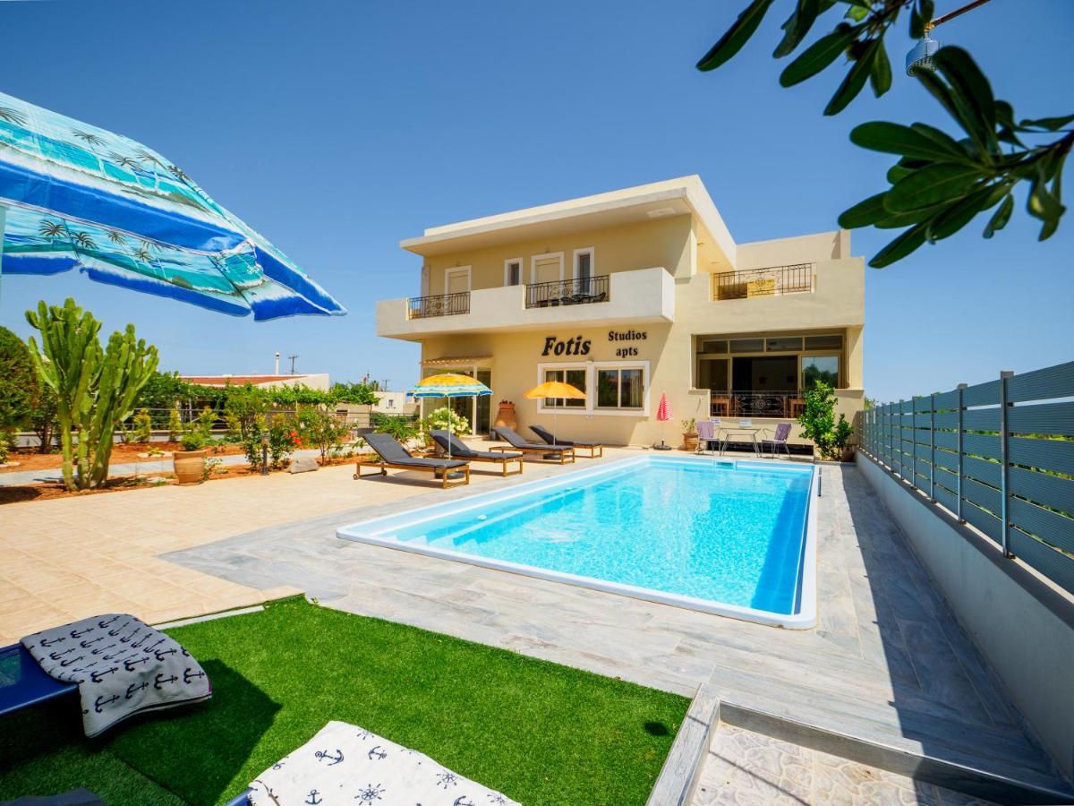 Fotis Studios Apartments Gouves Bagian luar foto